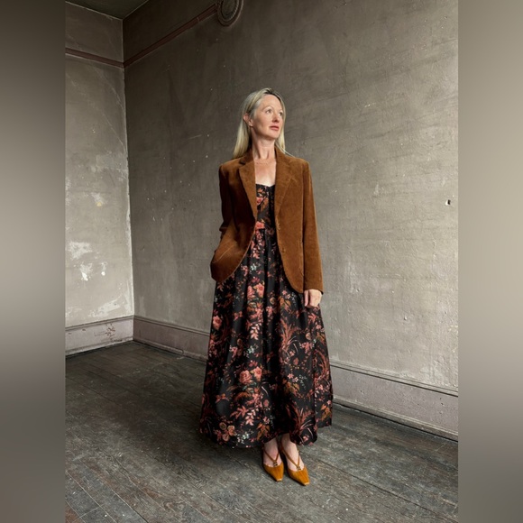 CARA CARA Pheobe Midi Dress In Pindell Black, NWOT, NEVER WORN, NO FLAWS. - Picture 7 of 10